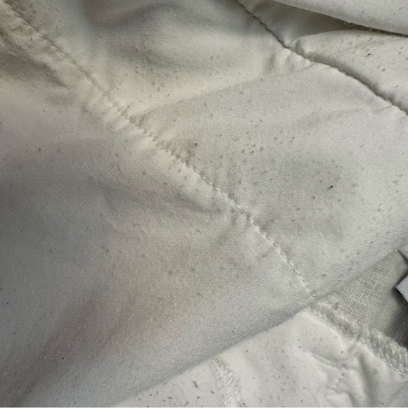 Athleta Cabo Linen 4” Shorts in White Womens Size 8 - Picture 9 of 10